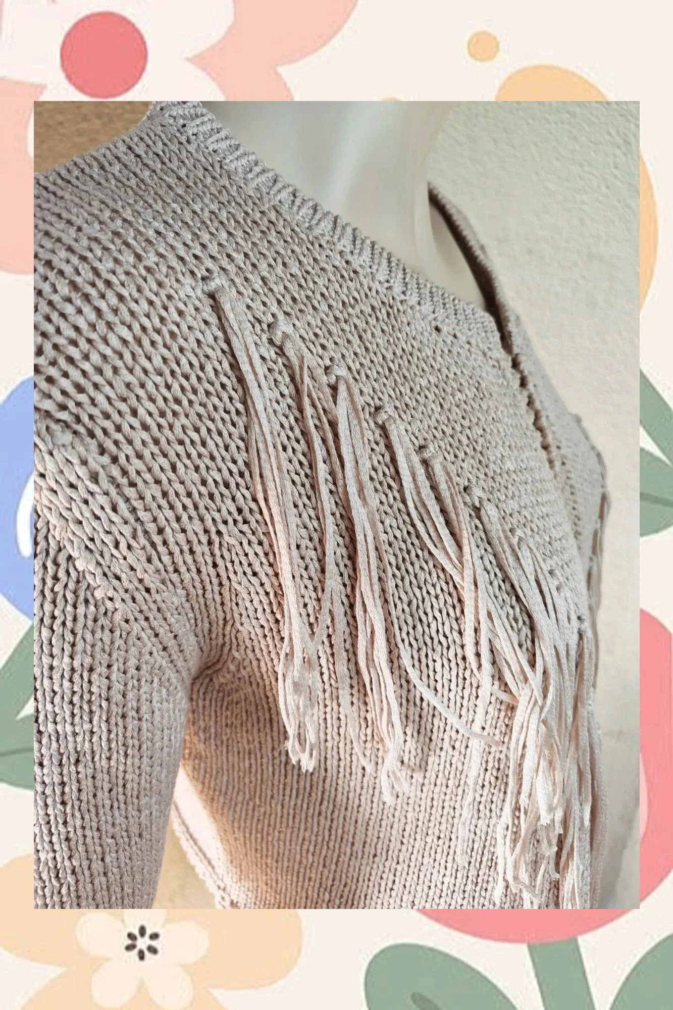 Javier Simorra fringed knit jacket – photo 2